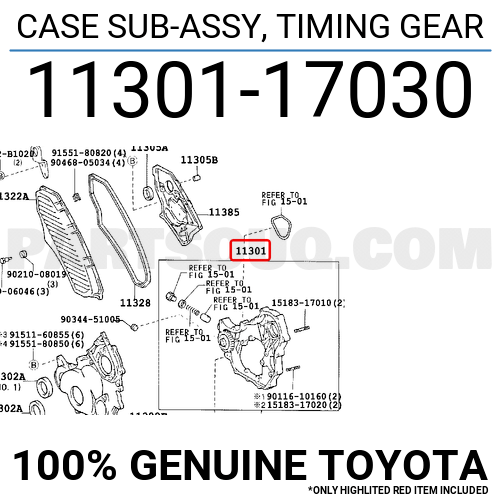 Genuine Toyota LAND CRUISER 1HDFT 1HZ Oil Pump 11301-17030 OEM