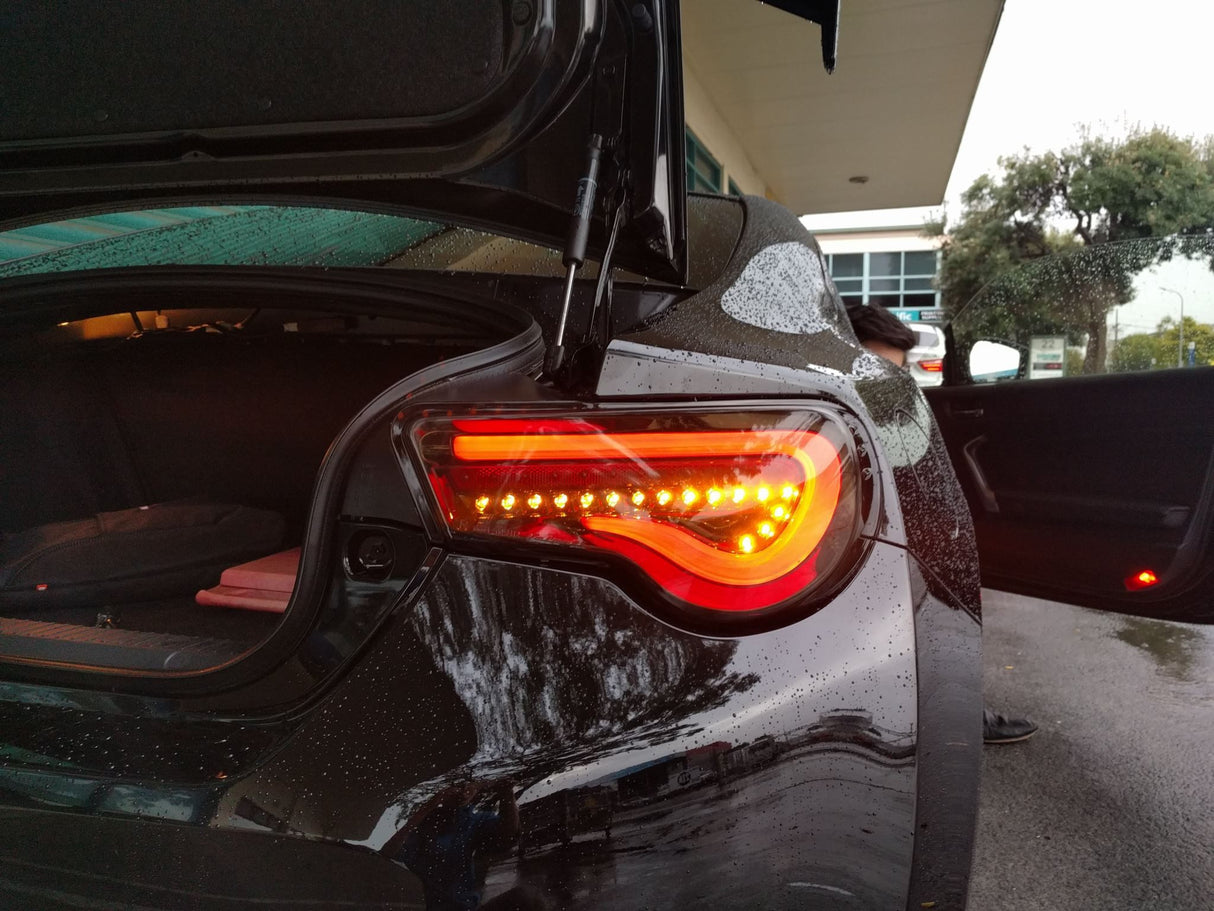 Valenti Smoked Lens Full LED Tail-light with SQ Indicator for GT86/ BRZ - Prolink Performance