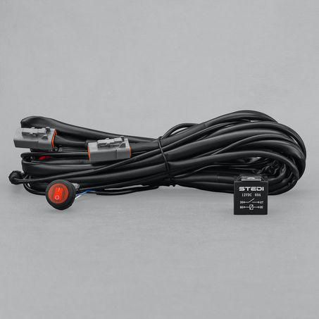 STEDI - Driving Light Wiring Harness 60A Dual Connector Plug and Play