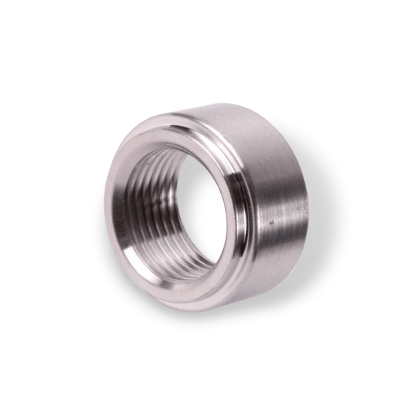 Stainless Steel Lipped Weld On Oxygen Sensor Bung, M18*1.5P - Prolink Performance
