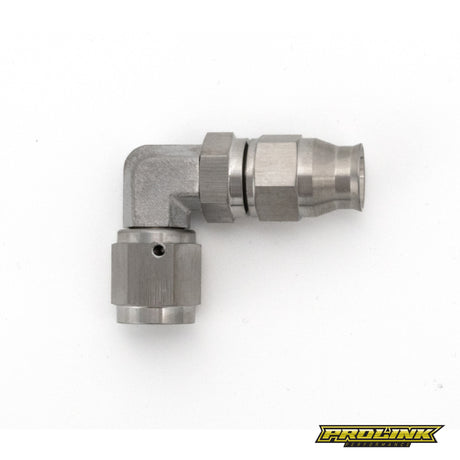PROLINK PTFE Teflon 90 Degree Stainless Steel Hose End - Prolink Performance
