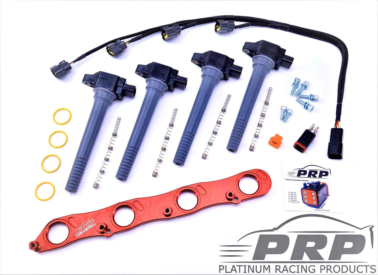 Click to expand Universal stalk kit 4 cylinder PRP Ignition Coil Kit - Honda K Series K20/K24