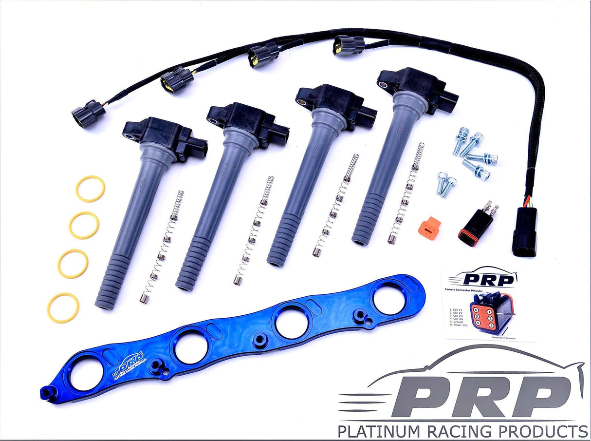 Click to expand Universal stalk kit 4 cylinder PRP Ignition Coil Kit - Honda K Series K20/K24