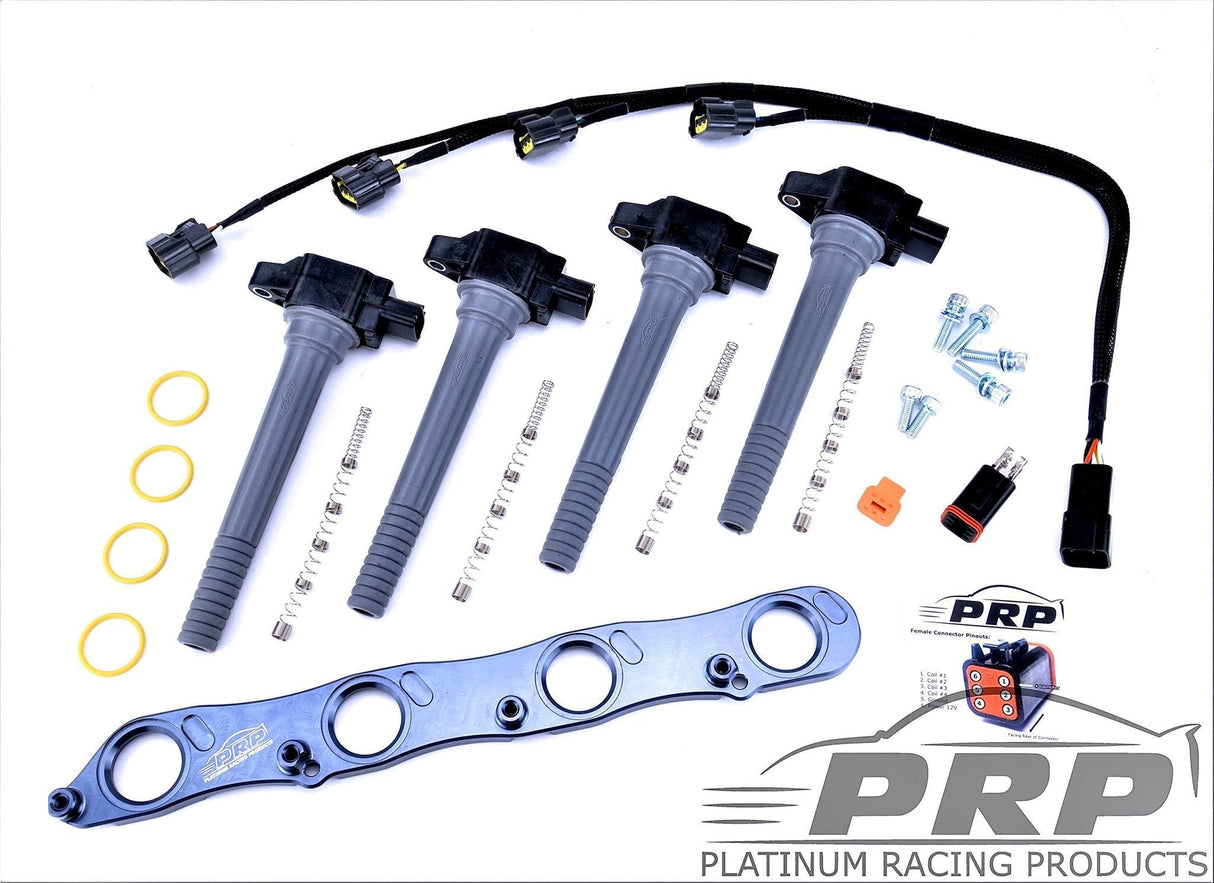 Click to expand Universal stalk kit 4 cylinder PRP Ignition Coil Kit - Honda K Series K20/K24