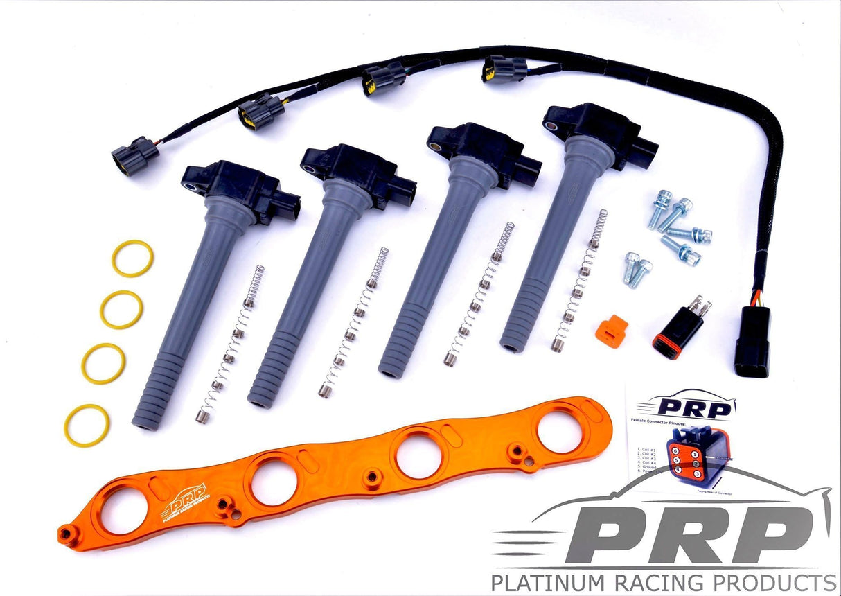 Click to expand Universal stalk kit 4 cylinder PRP Ignition Coil Kit - Honda K Series K20/K24
