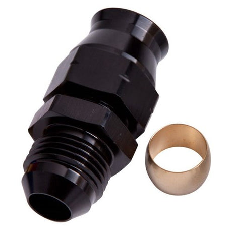 Tube to Male AN Adapter 3/8" to -6AN Black Finish AF108-06BLK - Prolink Performance