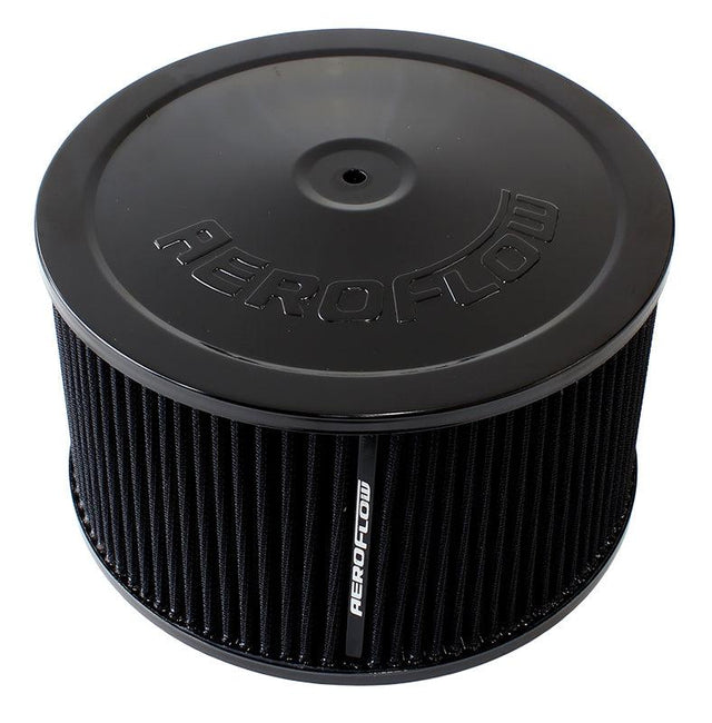 Aeroflow Black Air Filter Assembly 9" diameter x 5" height - Prolink Performance