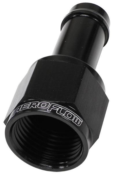 Aeroflow Straight Hose Barb 5/16" to -6AN Female AF411-06-05BLK - Prolink Performance