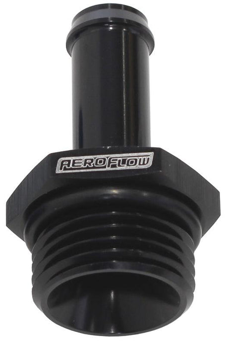 Aeroflow Straight Hose Barb 5/16" to -6 ORB AF414-06-05BLK - Prolink Performance