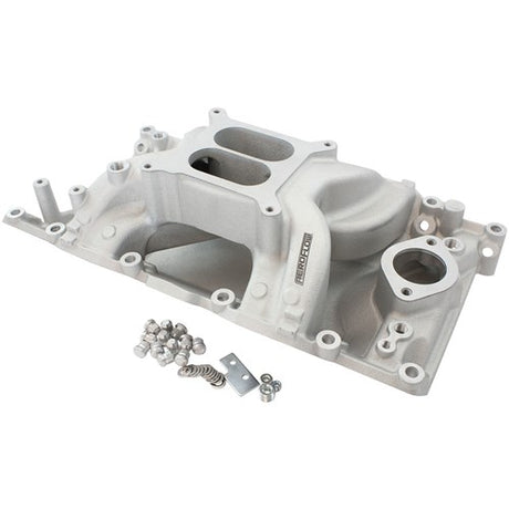 Aeroflow Small Block Chrysler Air Gap Dual Plane Intake Manifold, Natural Cast Finish AF6010-3005 - Prolink Performance