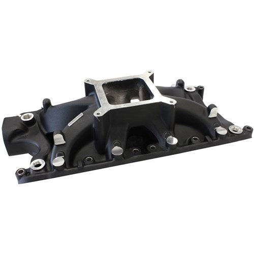 Aeroflow Ford 289-302W Hi-Rise Single Plane Intake Manifold, Black Finish AF6200-2002 - Prolink Performance