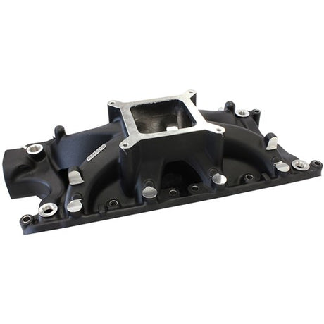 Aeroflow Ford 289-302W Hi-Rise Single Plane Intake Manifold, Black Finish AF6200-2002 - Prolink Performance