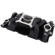 Aeroflow SB Chev Air Gap Dual Plane Intake Manifold, Black Finish AF6210-1001 - Prolink Performance