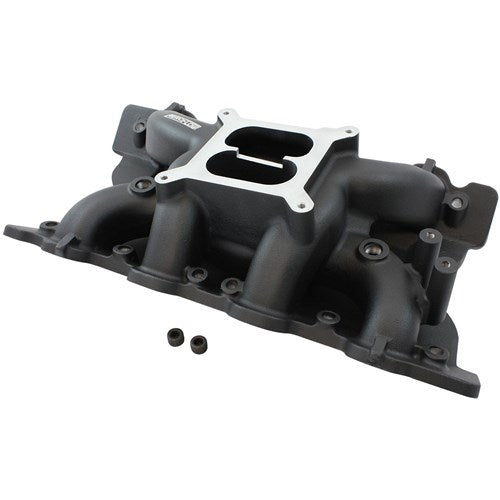 Aeroflow Ford 351 Cleveland Air Gap Dual Plane Intake Manifold, Black Finish AF6210-2002 - Prolink Performance
