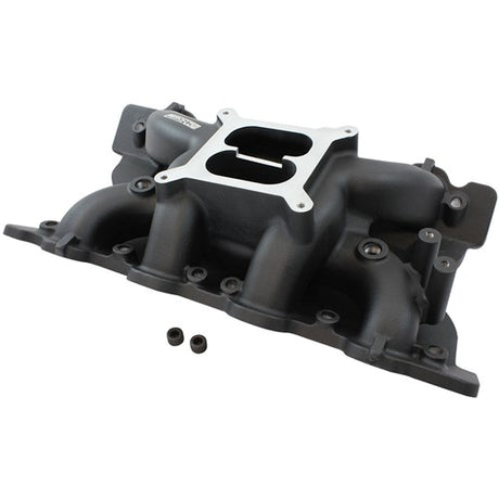 Aeroflow Ford 351 Cleveland Air Gap Dual Plane Intake Manifold, Black Finish AF6210-2002 - Prolink Performance