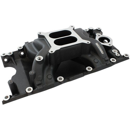 Aeroflow Small Block Chrysler Air Gap Dual Plane Intake Manifold, Black Finish AF6210-3005 - Prolink Performance