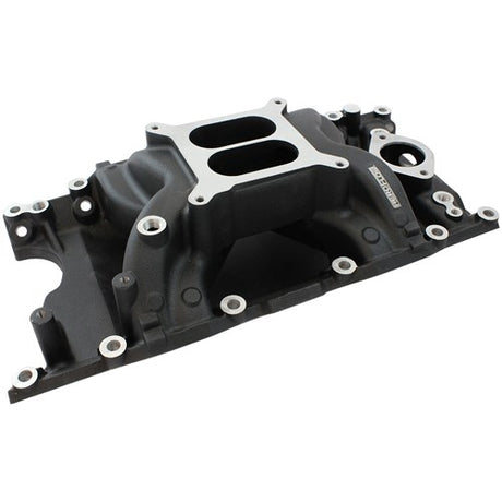 Aeroflow Small Block Chrysler Air Gap Dual Plane Intake Manifold, Black Finish AF6210-3005 - Prolink Performance