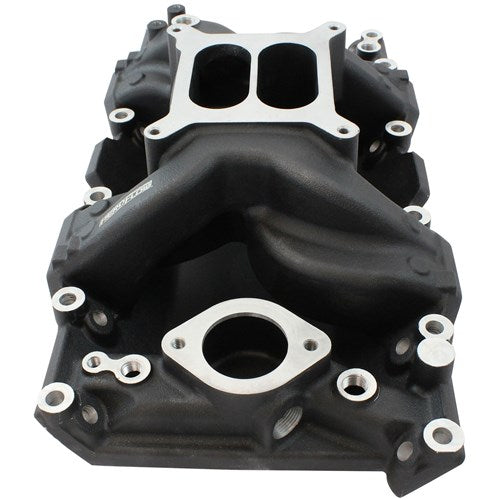 Aeroflow Small Block Chrysler Air Gap Dual Plane Intake Manifold, Black Finish AF6210-3005 - Prolink Performance