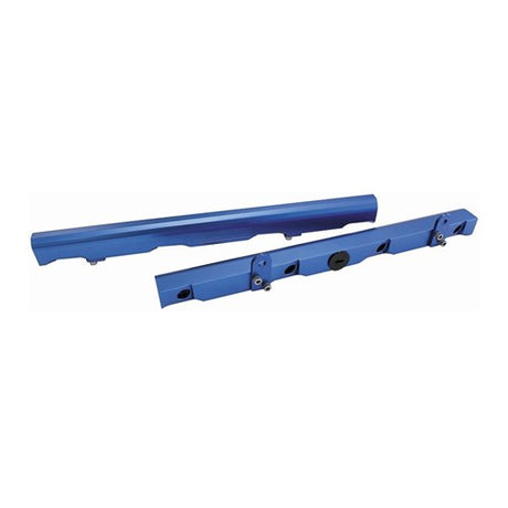 Aeroflow GM LS2, LS3 Billet EFI Fuel Rails - Blue AF64-2006 - Prolink Performance
