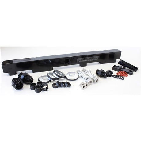 Aeroflow Nissan S13 SR20 Billet EFI Fuel Rail - Black - AF64-2009BLK - Prolink Performance