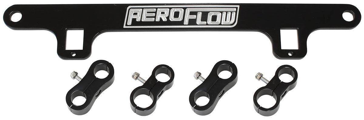 Aeroflow XR6 Barra Water & Oil Feed Line Support Bracket AF64-4369 - Prolink Performance