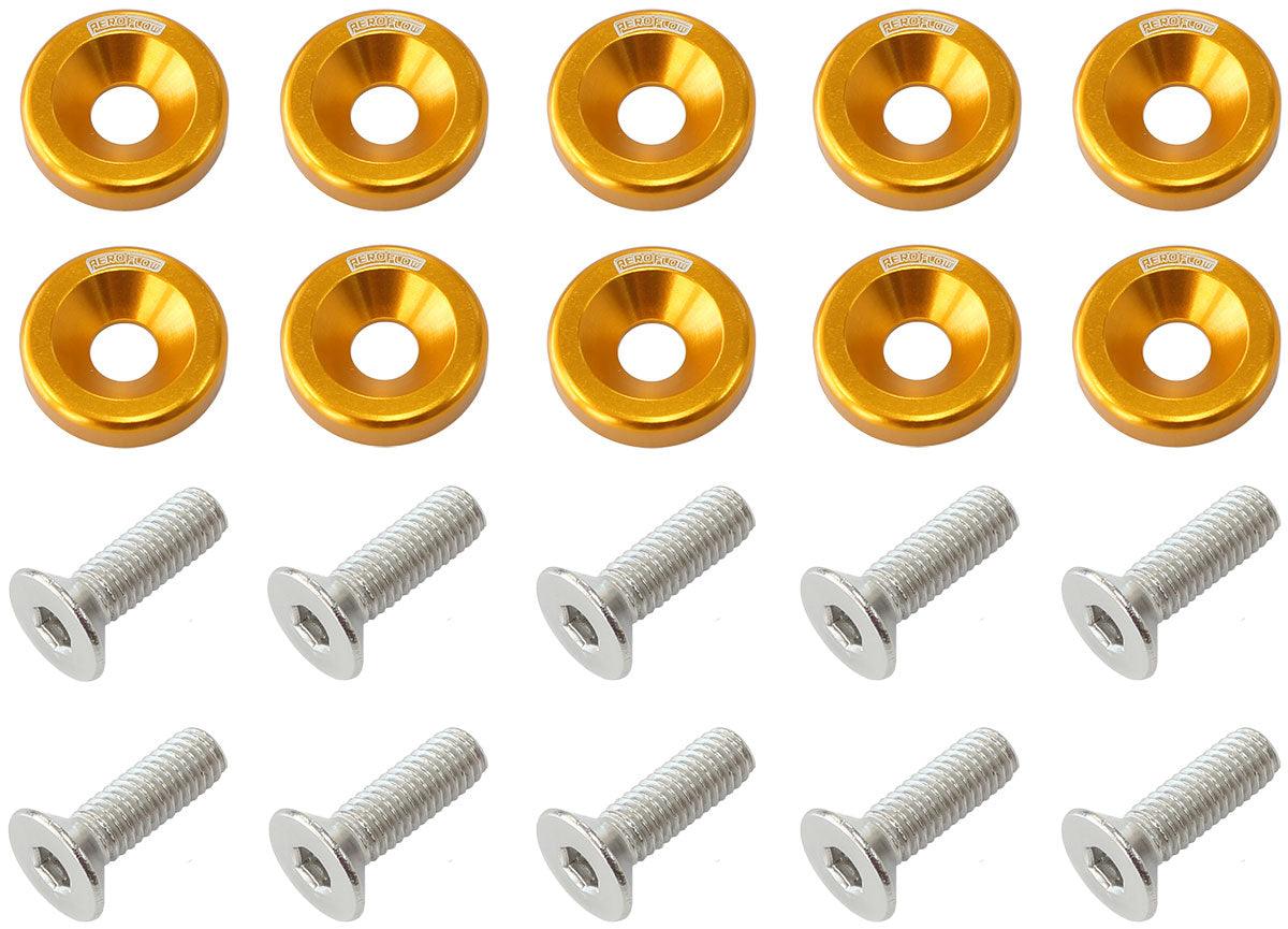 Aeroflow Billet Dress-Up/Fender Bolt Kit M6x1.0mm OR M8x1.25mm - Prolink Performance