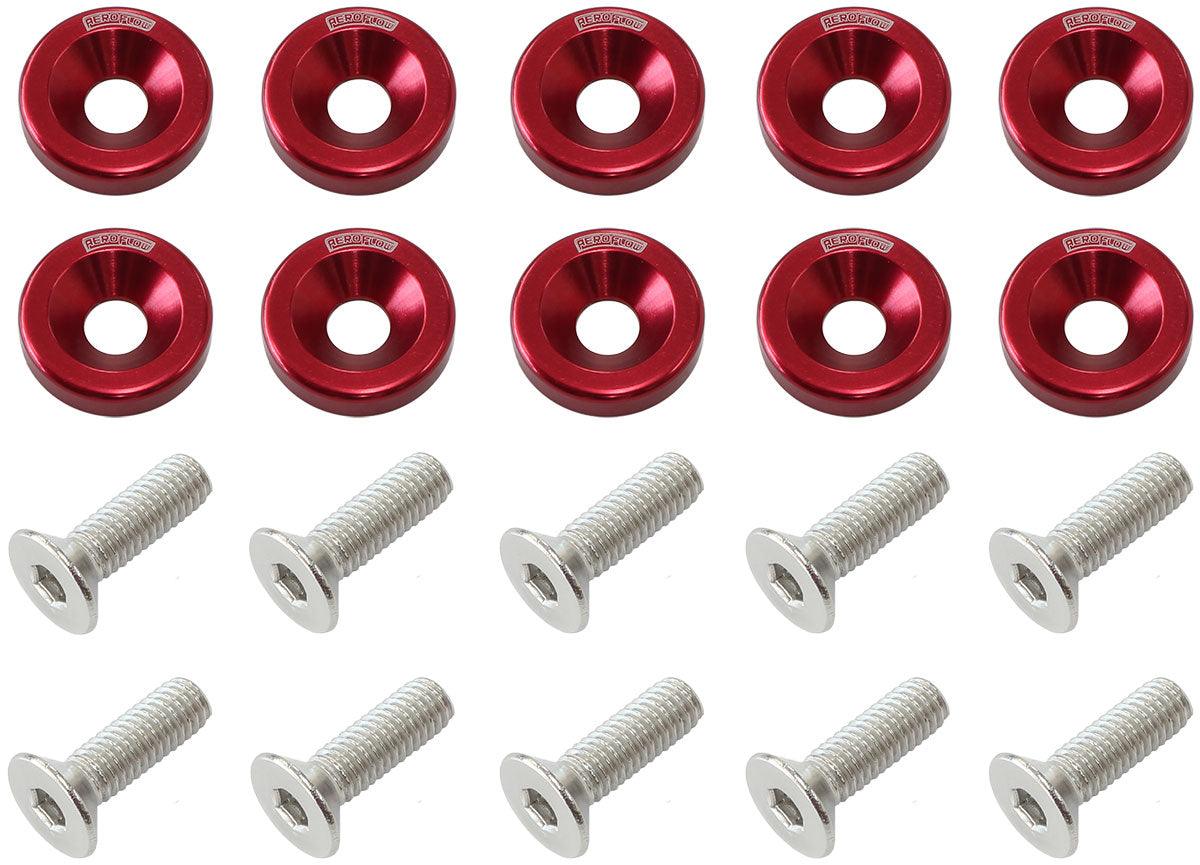 Aeroflow Billet Dress-Up/Fender Bolt Kit M6x1.0mm OR M8x1.25mm - Prolink Performance