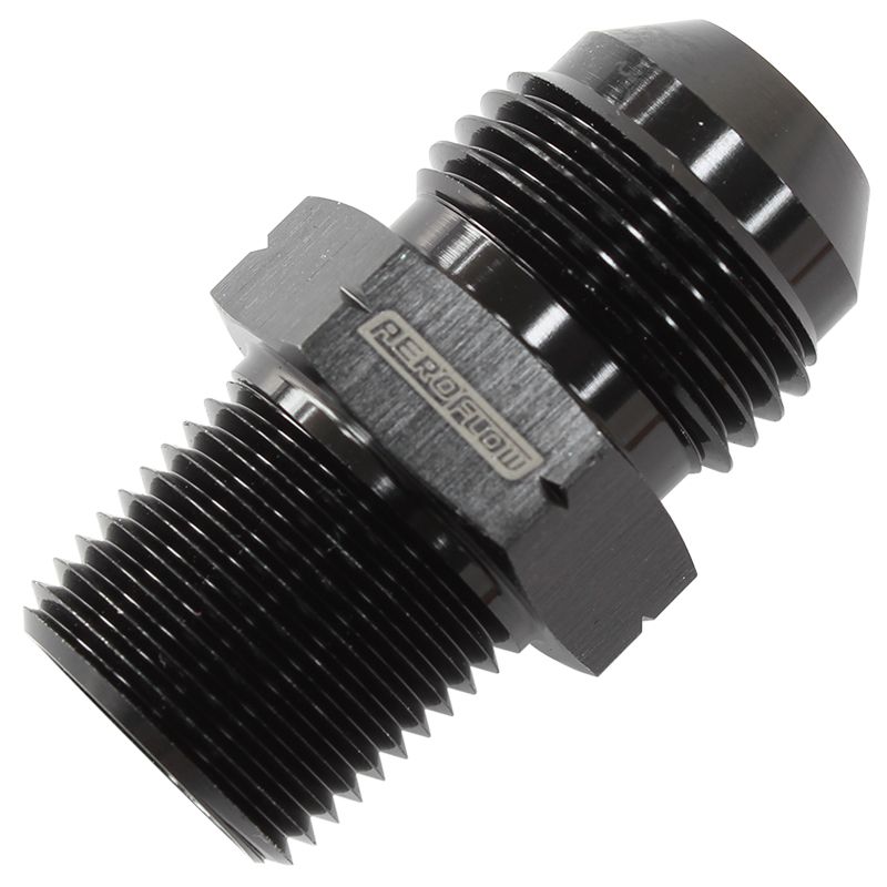 Aeroflow 1/4" BSPT to -6AN Adapter - AF756-06BLK - Prolink Performance