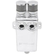 Aeroflow 1L Universal Dual Breather/Catch Can Tank - Polished AF77-2020 - Prolink Performance