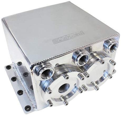 Aeroflow Dual EFI Pump Surge Tank - Polished AF77-3244 - Prolink Performance