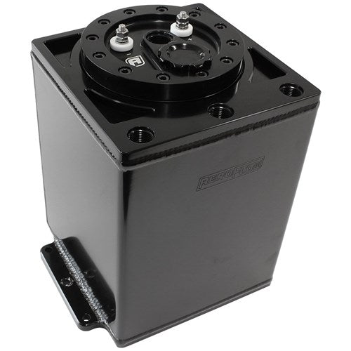 Aeroflow Triple EFI Pump Compact Surge Tank - Black 7 Litre (1.85 Gal), AF77-4053BLK - Prolink Performance