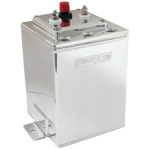 Aeroflow Single 40mm Pump Surge Tank - Polished AF77-4055 - Prolink Performance
