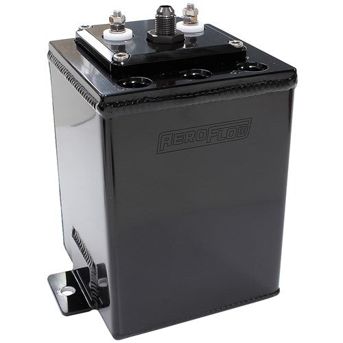 Aeroflow Single 40mm Pump Surge Tank - Black AF77-4055BLK - Prolink Performance