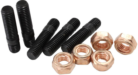 Aeroflow Turbo Stud & Nut Kit M8 x 1.25, 5 Studs & Nuts AF8059-1000 - Prolink Performance