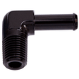 Aeroflow Male NPT to Barb 90° Adapter 1/8" to 3/16" AF842-03-04BLK - Prolink Performance