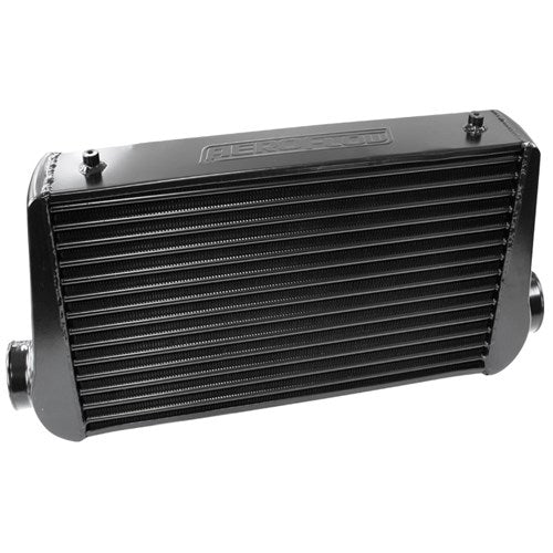 Aeroflow 450x300x76mm Street Series Aluminium Intercooler, Black Finish AF90-1001BLK - Prolink Performance
