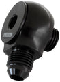 Aeroflow 90° Low Profile -10ORB to -6AN Male Adapter AF909-06-10BLK - Prolink Performance