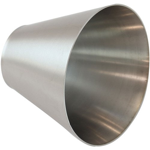 2-1/2" to 5" 304 Stainless Steel Transition Cone 63mm up to 127mm, 4" Overall Length AF9588-2550 - Prolink Performance