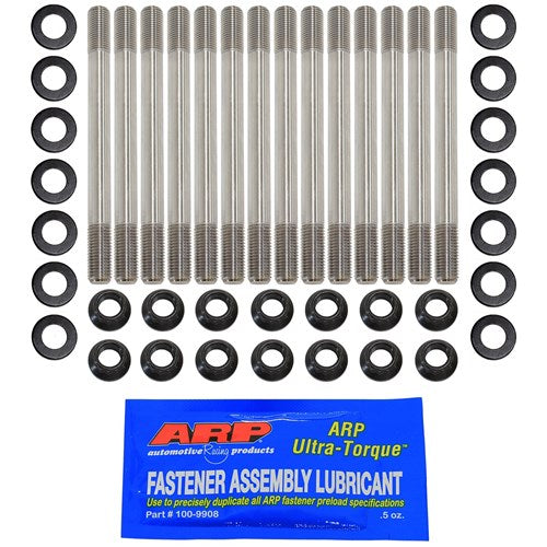 Custom Age 625+ Head Stud Kit with 12-Point Nuts fits Ford BA-FG 'Barra' 6cyl Turbo / Non Turbo 2002-on - Prolink Performance