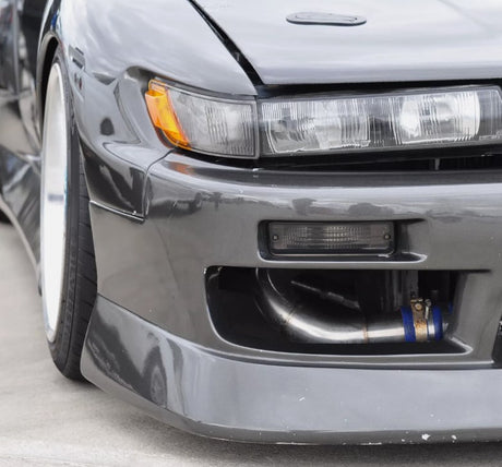 Black Front Bumper Indicator signal light for 1988-1993 Nissan S13 Silvia