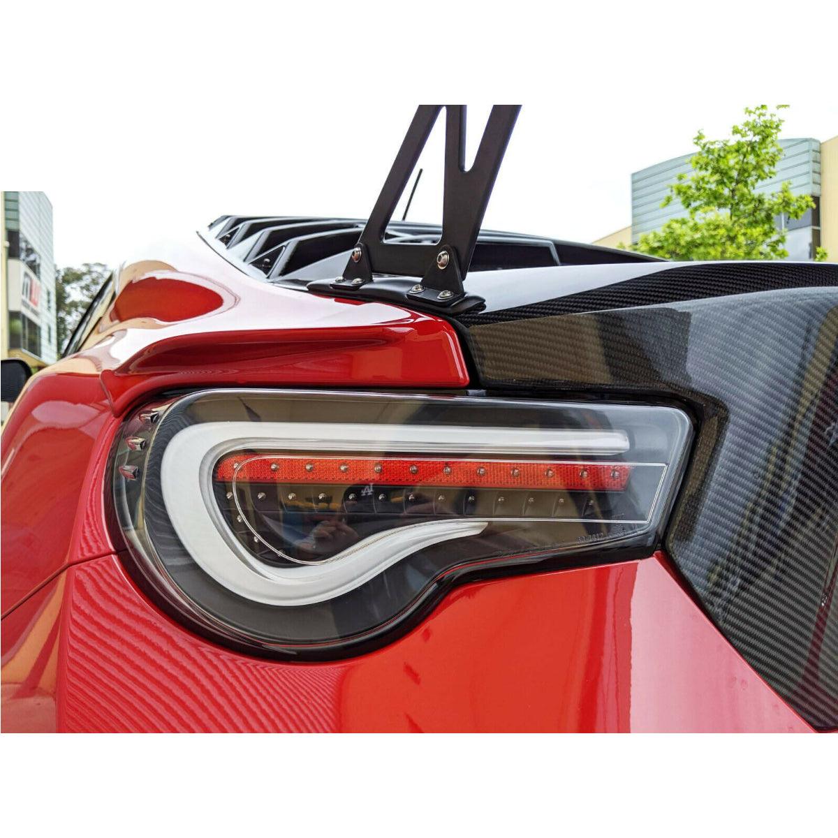 Valenti BLK Carbon Print Full LED Taillights for 86 BRZ SQ indicator 3D LED Bar - Prolink Performance