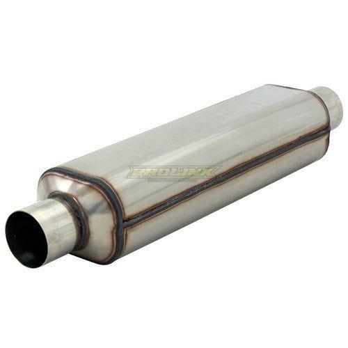Hushpower Super HP-2 Muffler Oval, 2-1/2" Inlet/Outlet - Prolink Performance