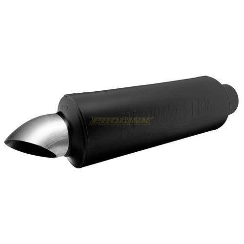 Hushpower Pro Series turndown Muffler Round, 3-1/2" Inlet/Outlet - Prolink Performance