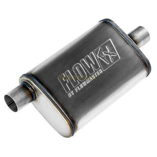 FlowFX Muffler 2-1/4" Offset Inlet / 2-1/4" Center Outlet - Prolink Performance