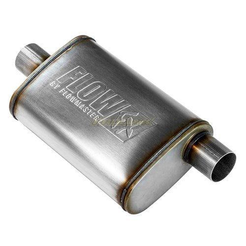 FlowFX Muffler 2-1/2" Offset Inlet / 2-1/2" Center Outlet FLO71226 - Prolink Performance