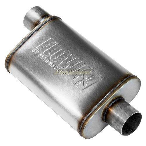 FlowFX Muffler 3" Offset Inlet / 3" Center Outlet - Prolink Performance