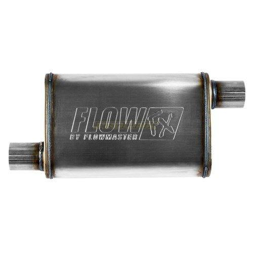 FlowFX Muffler 2-1/4" Offset Inlet / 2-1/4" Offset Outlet - Prolink Performance
