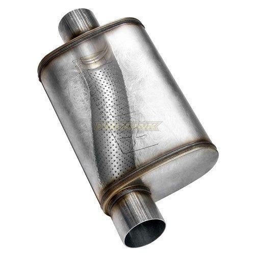 FlowFX Muffler 2-1/4" Offset Inlet / 2-1/4" Offset Outlet - Prolink Performance