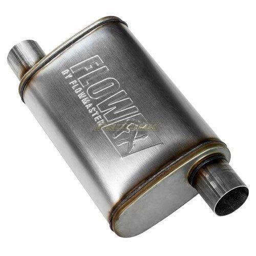 FlowFX Muffler 2-1/2" Offset Inlet / 2-1/2" Offset Outlet FLO71236 - Prolink Performance