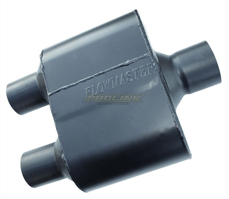 Flowmaster Super 10 Series Muffler Oval, 3" Center Inlet / 2.5" Dual Offset Outlet - Prolink Performance